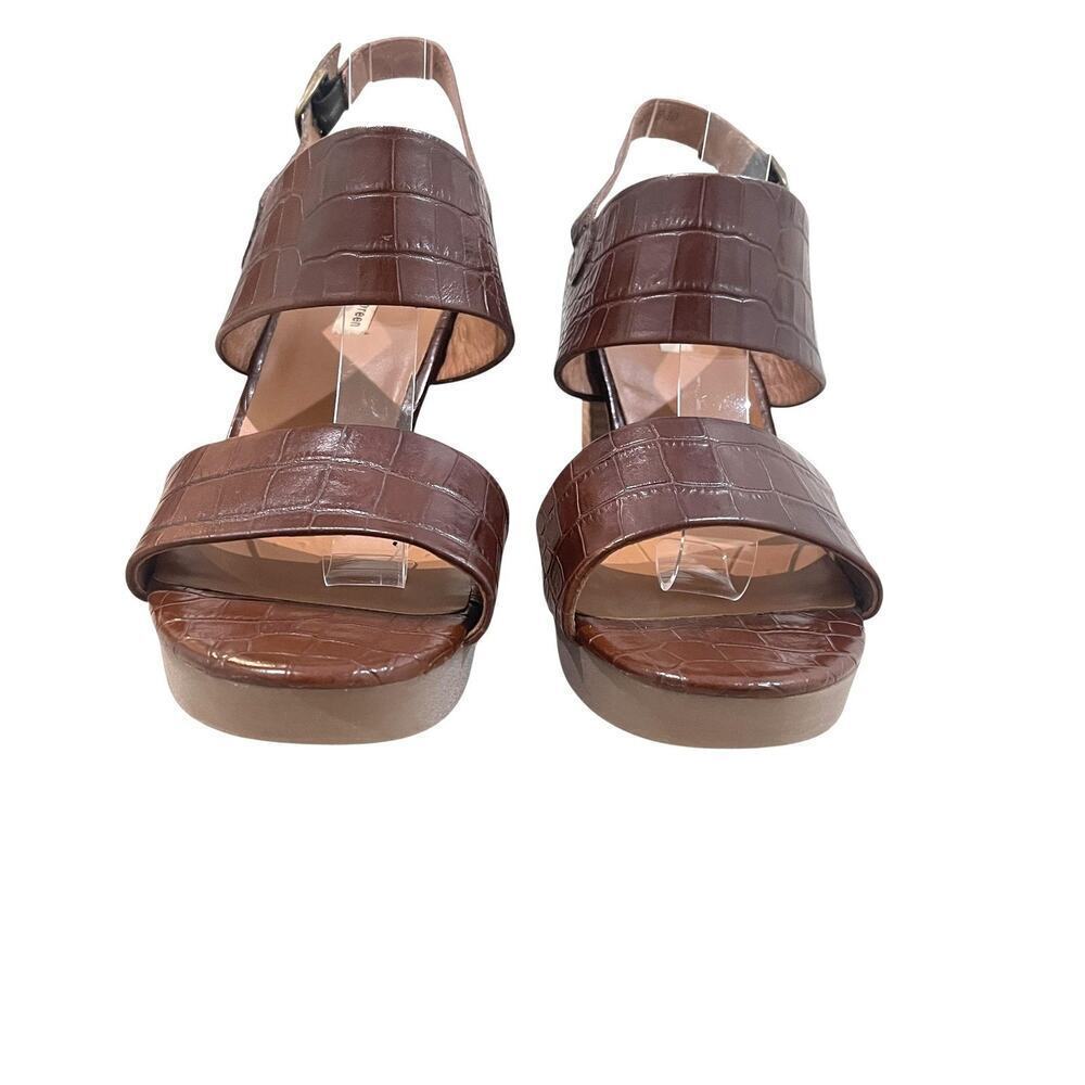 Paul Green Amanda High-Heel Sandals Shoes Womens Size 6.5 Brown Block Heel - Picture 6 of 13